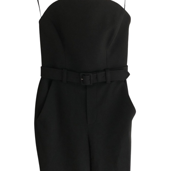 A.L.C. Kate Jumpsuit Black Strapless Size 2 - Picture 10 of 13